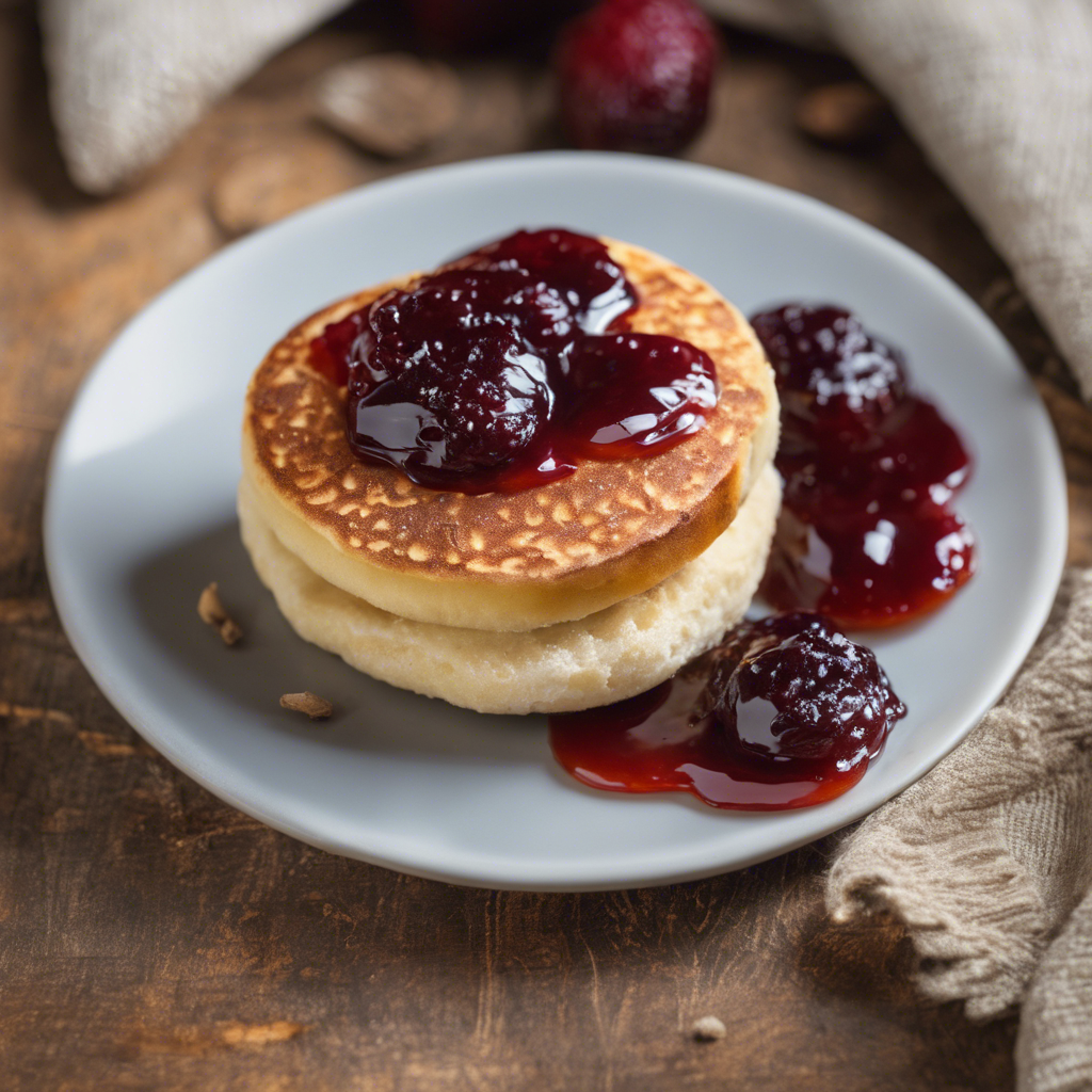 English Muffin with Jam